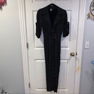 ASOS Retro Polka Dot Jumpsuit - Size 0